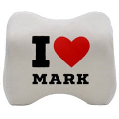 I Love Mark Velour Head Support Cushion by ilovewhateva