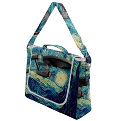 Star Trek Starship The Starry Night Van Gogh Box Up Messenger Bag by Semog4