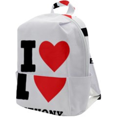 I Love Anthony  Zip Up Backpack