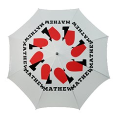 I Love Mathew Golf Umbrellas by ilovewhateva