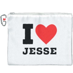 I Love Jesse Canvas Cosmetic Bag (xxxl) by ilovewhateva