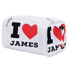 I Love James Toiletries Pouch by ilovewhateva