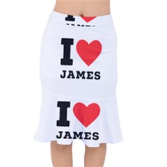 I Love James Short Mermaid Skirt by ilovewhateva