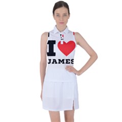 I Love James Women s Sleeveless Polo Tee by ilovewhateva