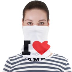 I Love James Face Seamless Bandana (adult)