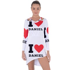 I Love Daniel Asymmetric Cut-out Shift Dress by ilovewhateva