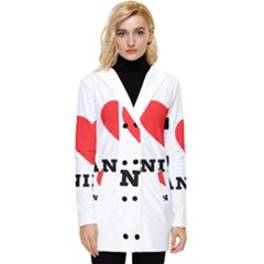 I Love Daniel Button Up Hooded Coat  by ilovewhateva