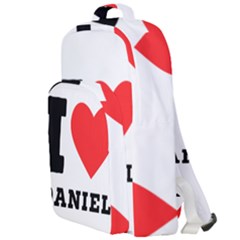 I Love Daniel Double Compartment Backpack by ilovewhateva