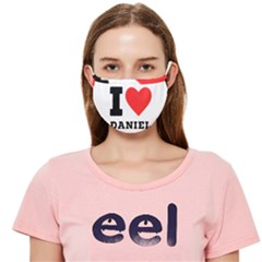 I Love Daniel Cloth Face Mask (adult) by ilovewhateva