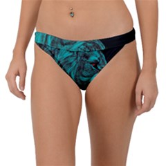 Angry Male Lion Predator Carnivore Band Bikini Bottoms by Semog4