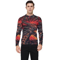 Dragon Fire Men s Long Sleeve Rash Guard by Semog4