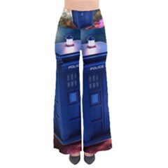 The Police Box Tardis Time Travel Device Used Doctor Who So Vintage Palazzo Pants
