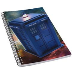 The Police Box Tardis Time Travel Device Used Doctor Who 5 5  X 8 5  Notebook by Semog4