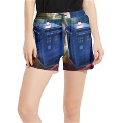 The Police Box Tardis Time Travel Device Used Doctor Who Women s Runner Shorts by Semog4