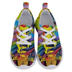 Psychedelic Rock Jimi Hendrix Running Shoes by Semog4