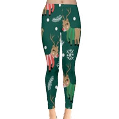 Cute Christmas Pattern Doodle Leggings 