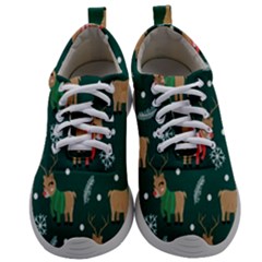 Cute Christmas Pattern Doodle Mens Athletic Shoes
