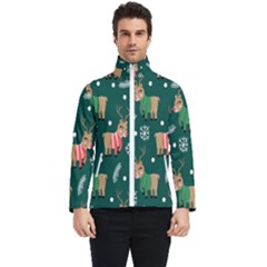 Cute Christmas Pattern Doodle Men s Bomber Jacket