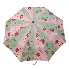 Flat Christmas Pattern Collection Folding Umbrellas by Semog4