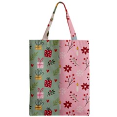 Flat Christmas Pattern Collection Zipper Classic Tote Bag by Semog4