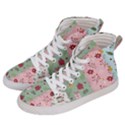 Flat Christmas Pattern Collection Men s Hi-Top Skate Sneakers View2