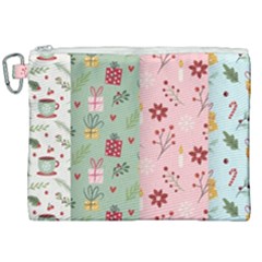 Flat Christmas Pattern Collection Canvas Cosmetic Bag (xxl) by Semog4