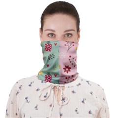 Flat Christmas Pattern Collection Face Covering Bandana (adult)