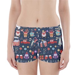 Vector Set Cute Christmas Elements santa-penguin Deer Bear Fox Owl Trees Snowman Bird Angel More Boyleg Bikini Wrap Bottoms