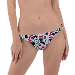 Cute Christmas Seamless Pattern Vector Ring Detail Bikini Bottoms