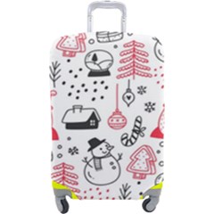 Christmas Themed Seamless Pattern Luggage Cover (Large)