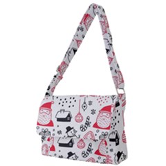 Christmas Themed Seamless Pattern Full Print Messenger Bag (S)