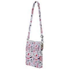 Christmas Themed Seamless Pattern Multi Function Travel Bag