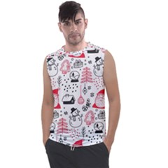 Christmas Themed Seamless Pattern Men s Regular Tank Top by Semog4