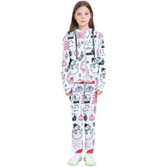 Christmas Themed Seamless Pattern Kids  Tracksuit