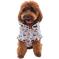 Christmas Themed Seamless Pattern Dog Coat