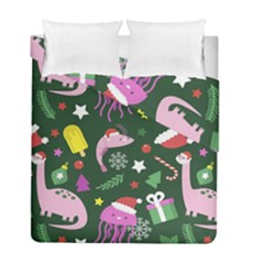 Colorful Funny Christmas Pattern Duvet Cover Double Side (Full/ Double Size)