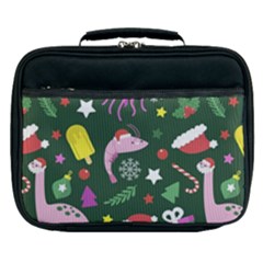 Colorful Funny Christmas Pattern Lunch Bag