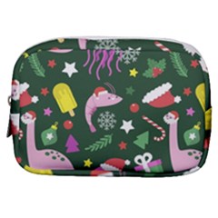 Colorful Funny Christmas Pattern Make Up Pouch (Small)