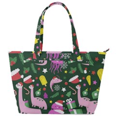 Colorful Funny Christmas Pattern Back Pocket Shoulder Bag 