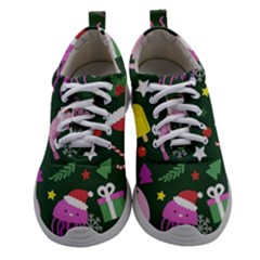 Colorful Funny Christmas Pattern Women Athletic Shoes