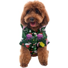 Colorful Funny Christmas Pattern Dog Coat