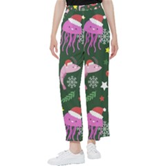 Colorful Funny Christmas Pattern Women s Pants 