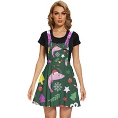 Colorful Funny Christmas Pattern Apron Dress