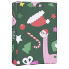 Colorful Funny Christmas Pattern Playing Cards Single Design (Rectangle) with Custom Box