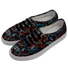 Stained Glass Mosaic Abstract Men s Classic Low Top Sneakers by Semog4