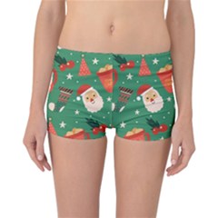 Colorful Funny Christmas Pattern Reversible Boyleg Bikini Bottoms