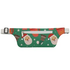 Colorful Funny Christmas Pattern Active Waist Bag