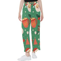 Colorful Funny Christmas Pattern Women s Pants 