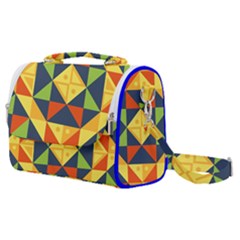 Background Geometric Color Satchel Shoulder Bag by Semog4
