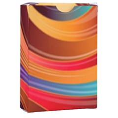 Abstract Colorful Background Wavy Playing Cards Single Design (rectangle) With Custom Box by Semog4